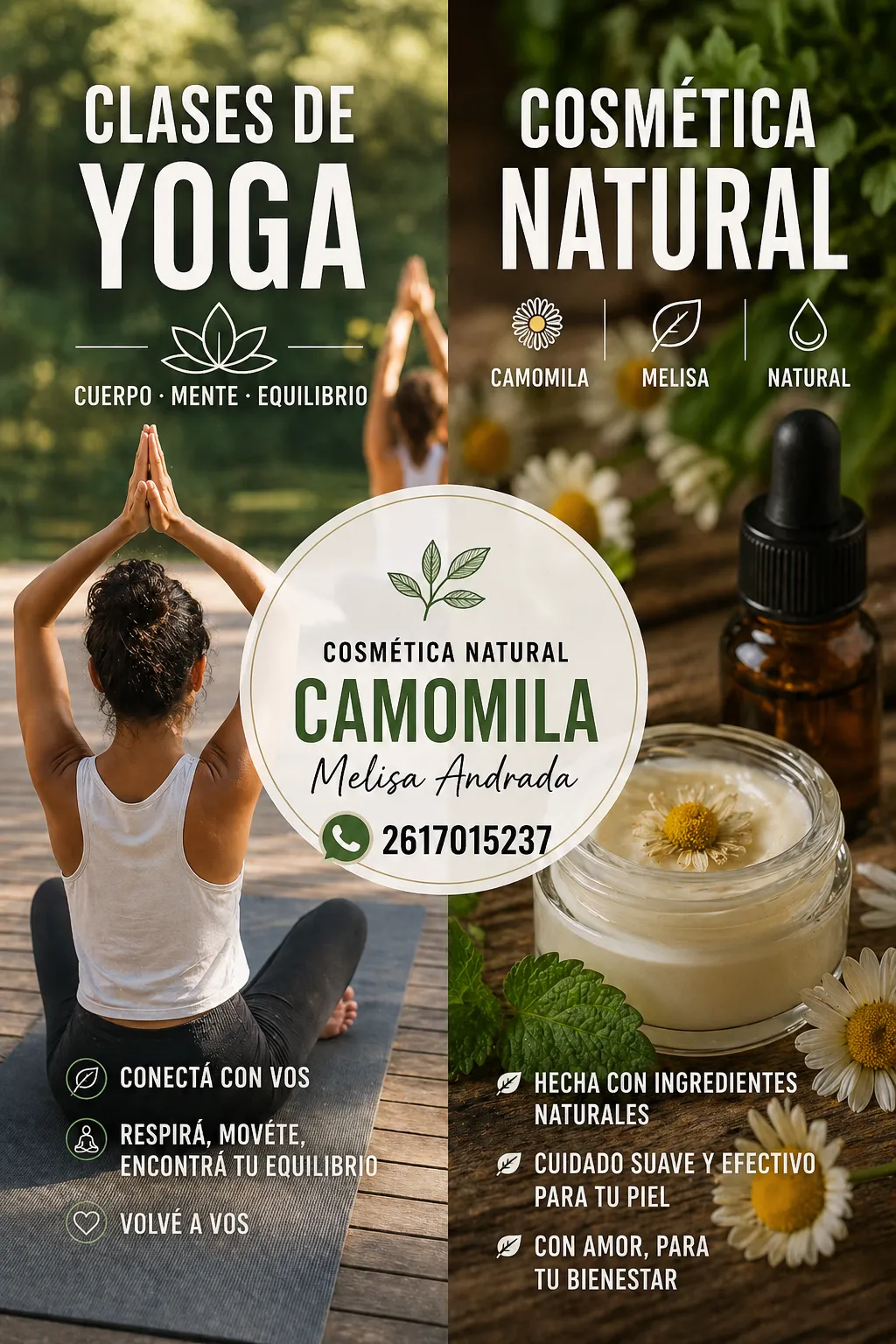 Yoga-Cosmetica Natural Camomila