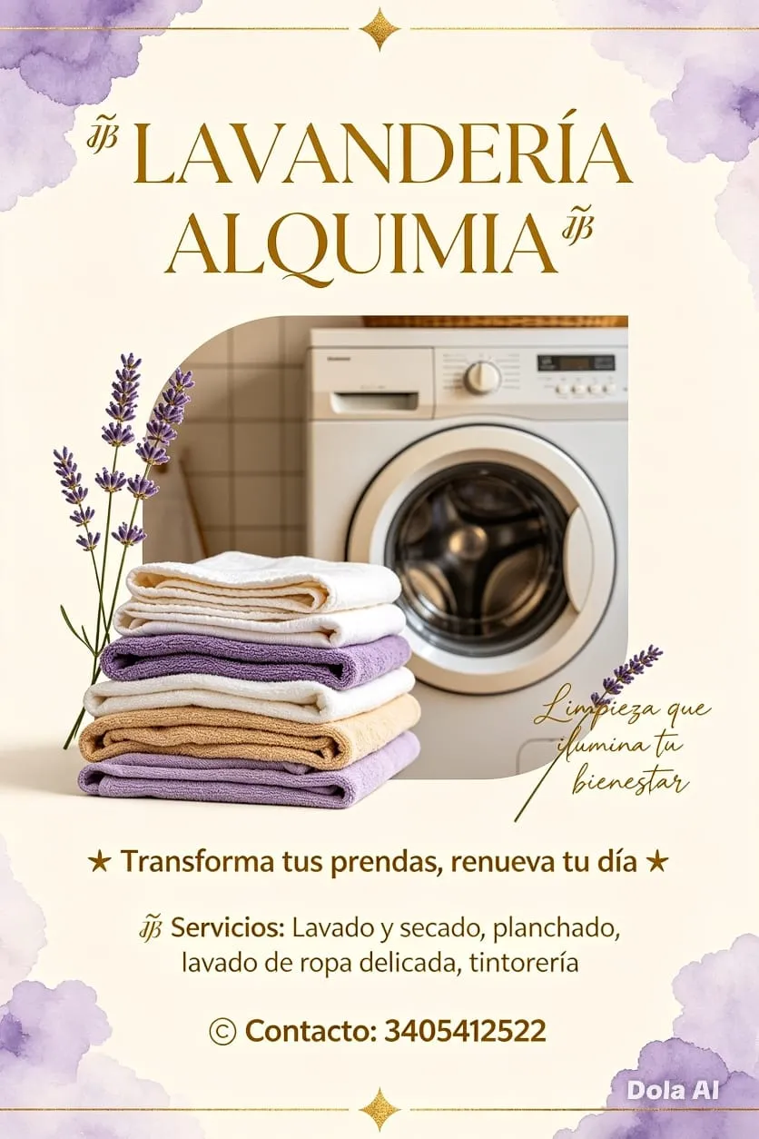 Lavandería Alquimia.