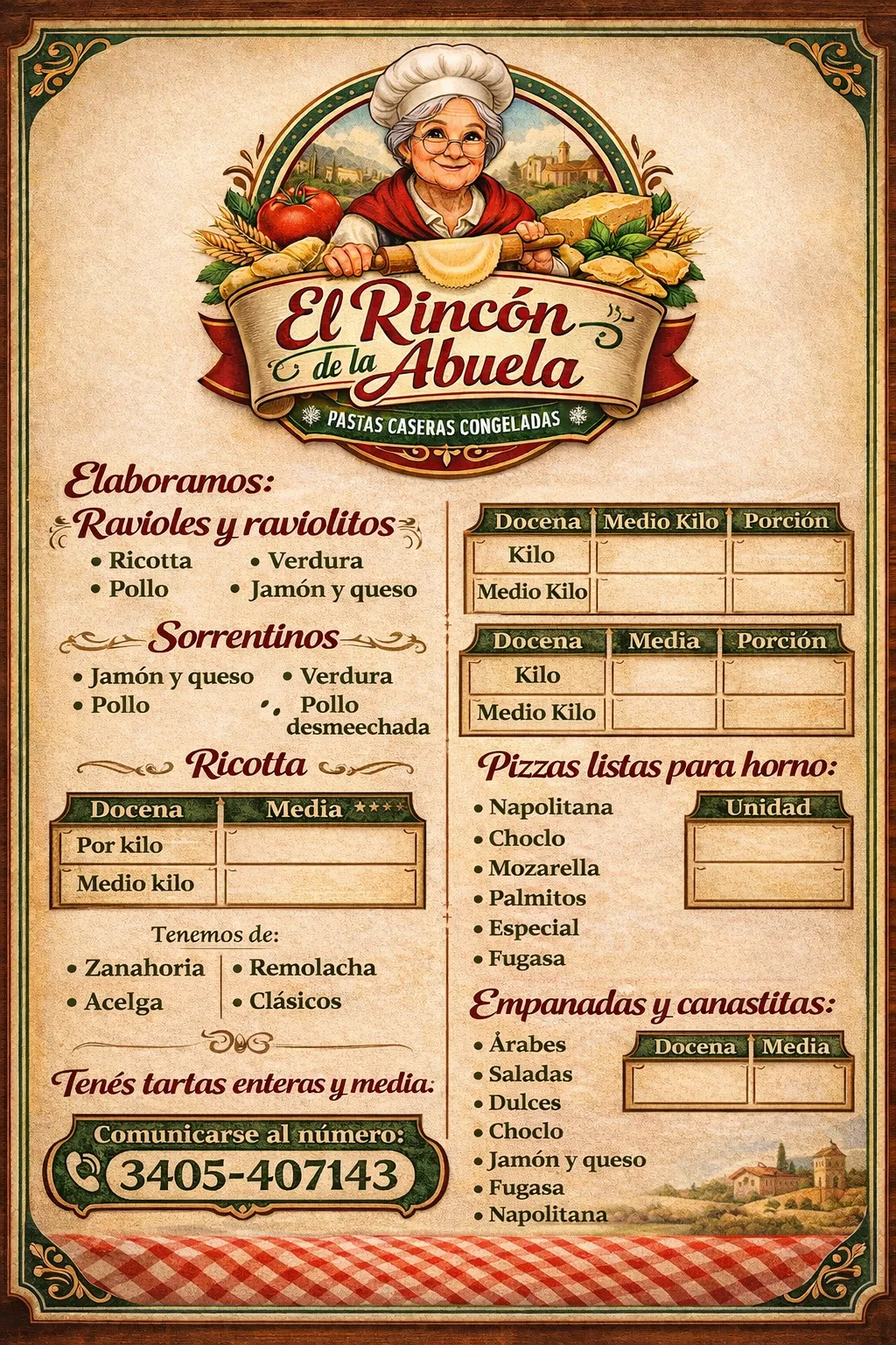 Pastas frizadas