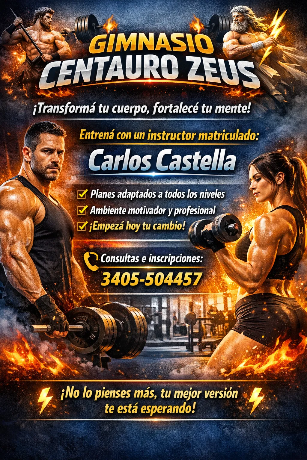 Gimnasio Gym Centauros Zeus