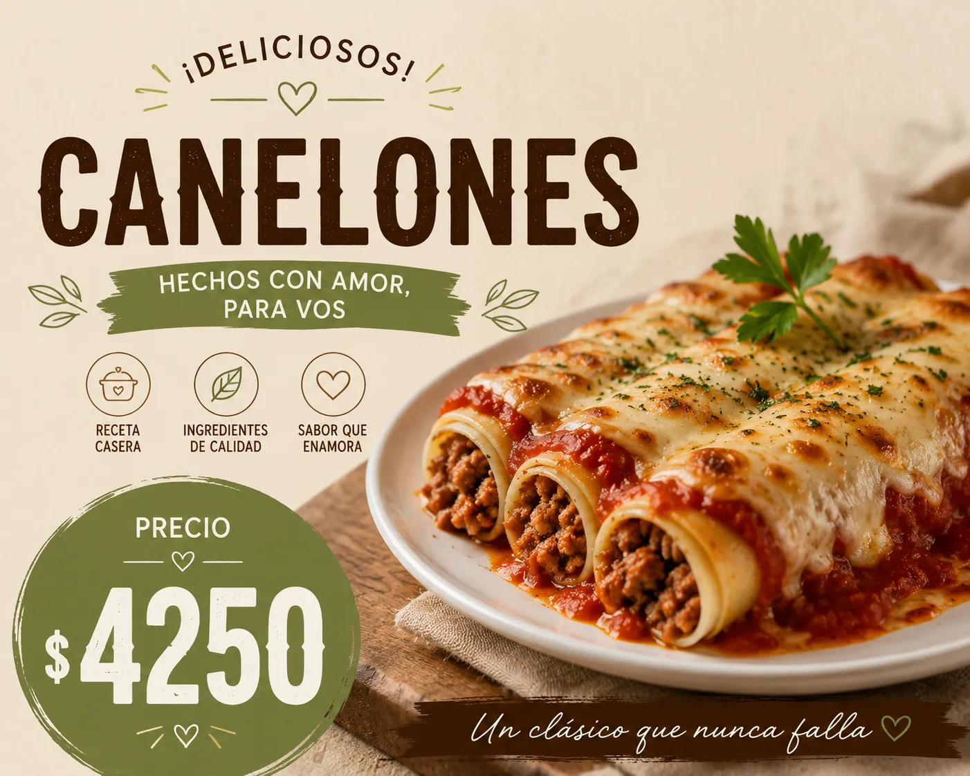 Ventas de canelones