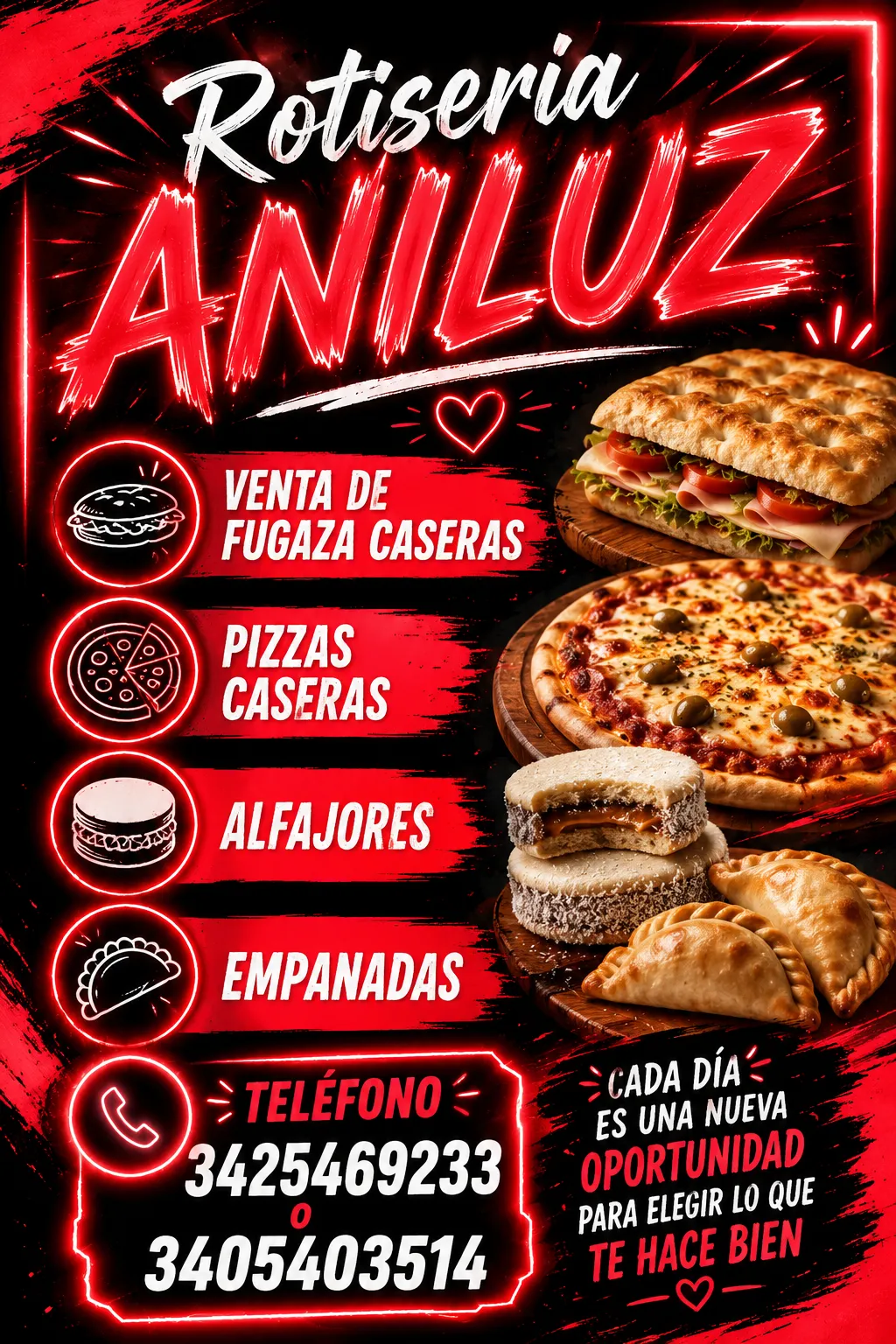 Venta de comidas caseras