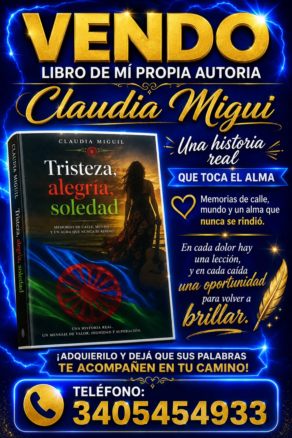Vendo libro de mí autoría 3405 50-2360